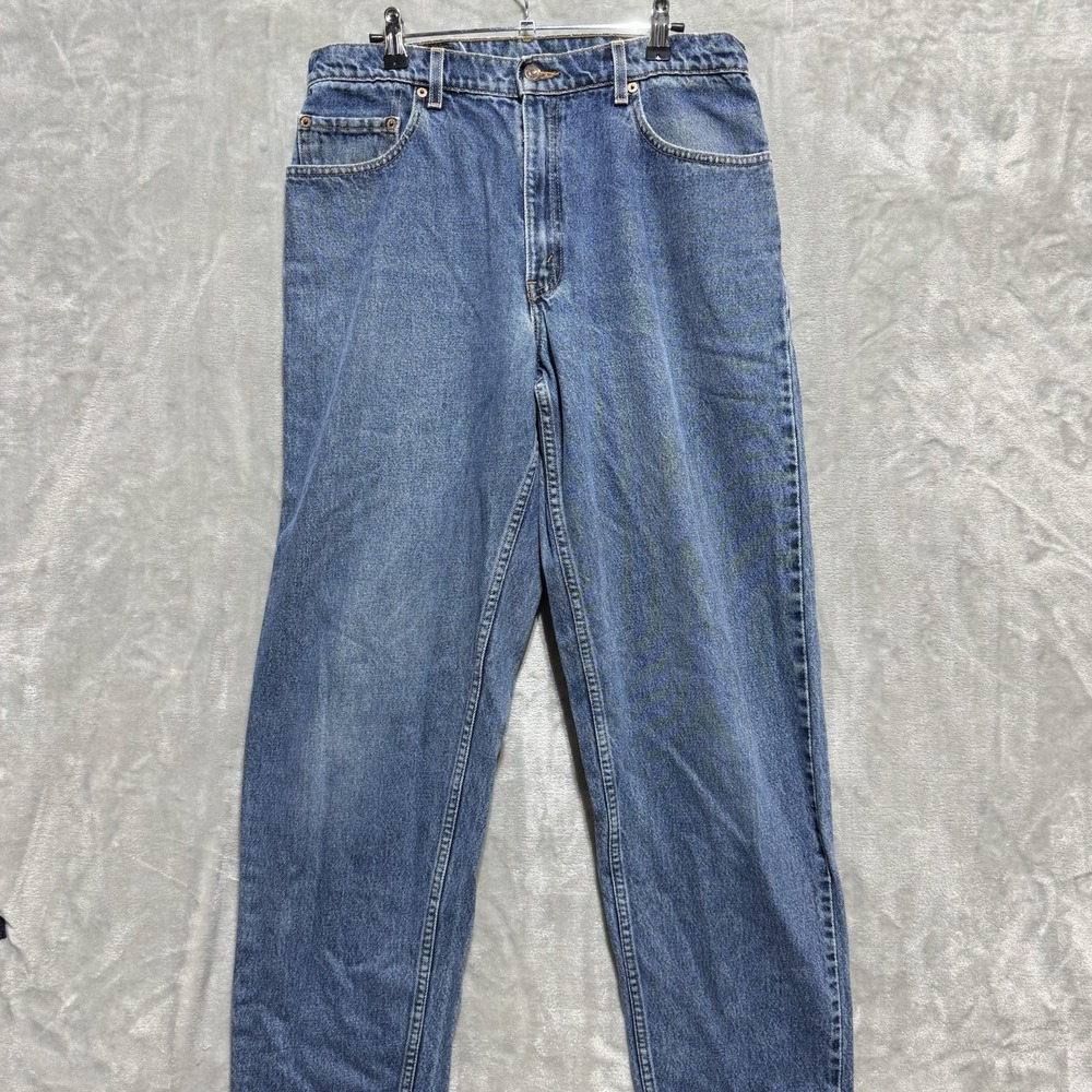VTG Levi's 560 Loose Fit Jeans Mens 33x32 Blue Denim Cotton Mid Rise Tapered Leg